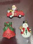 Conjunto de 3 iman de natal