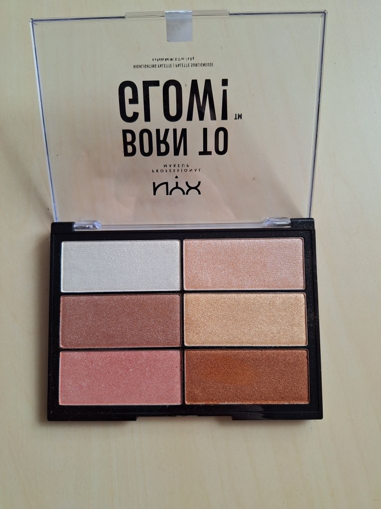 Paletka rozświetlaczy Nyx born to glow palette