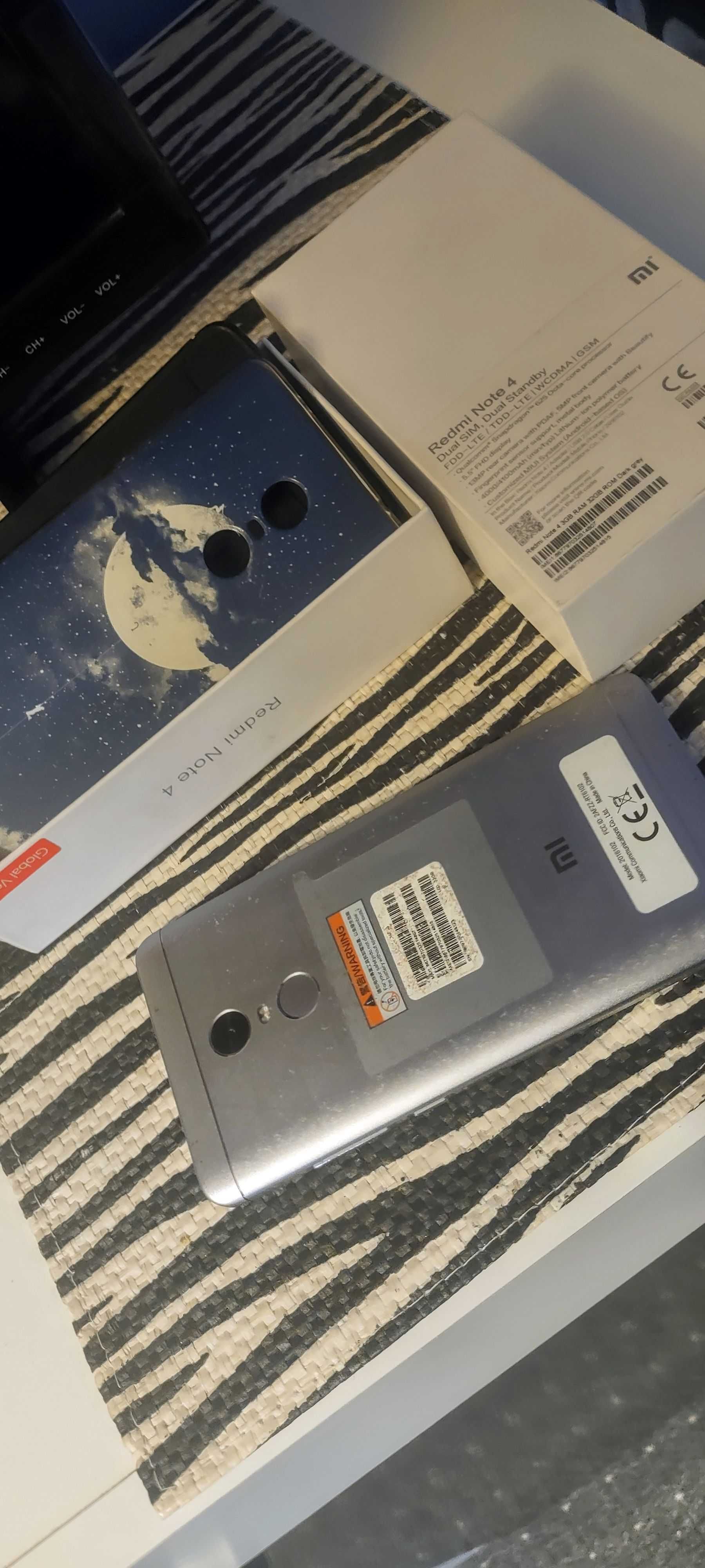 Zgrabny Super telefon Redmi Note 4 zestaw opakowanie