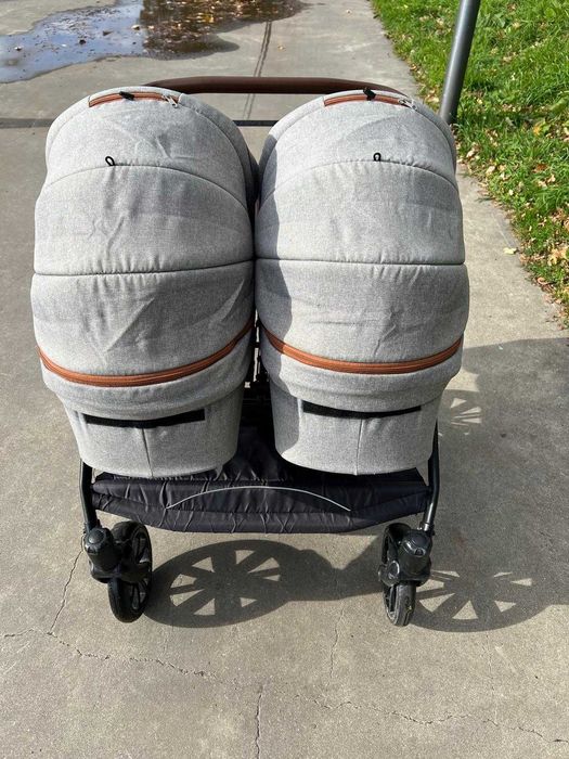 Wozek Blizniaczy Jede Duo 2w1