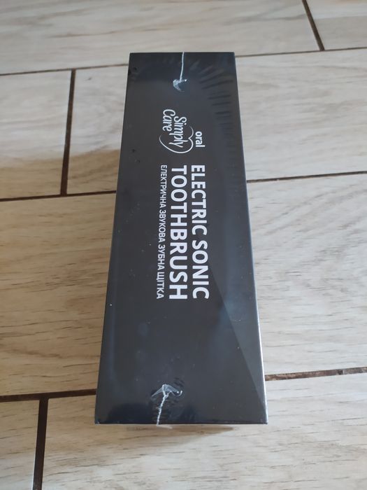 Ультразвукова електрична зубна щітка Simply Care Oral, Чорна - НОВА!