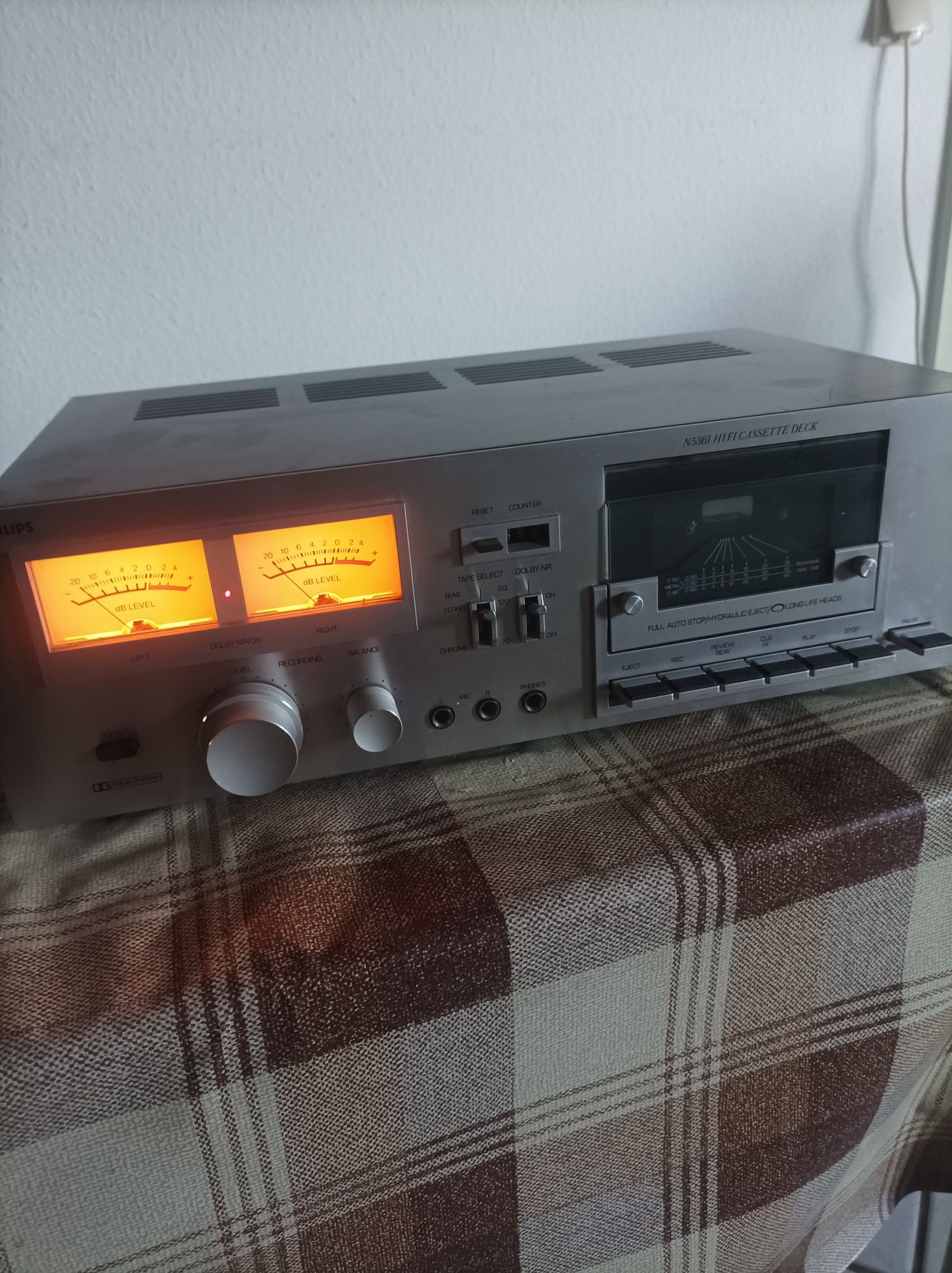 Tape Deck Philips N-5361 zabytek , Vintage