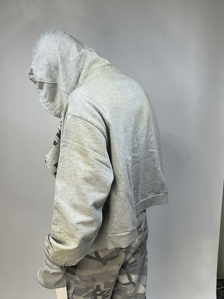 Project G/R GRAILZ full zip hoodie зипка худи кофта серая зіп худі M L