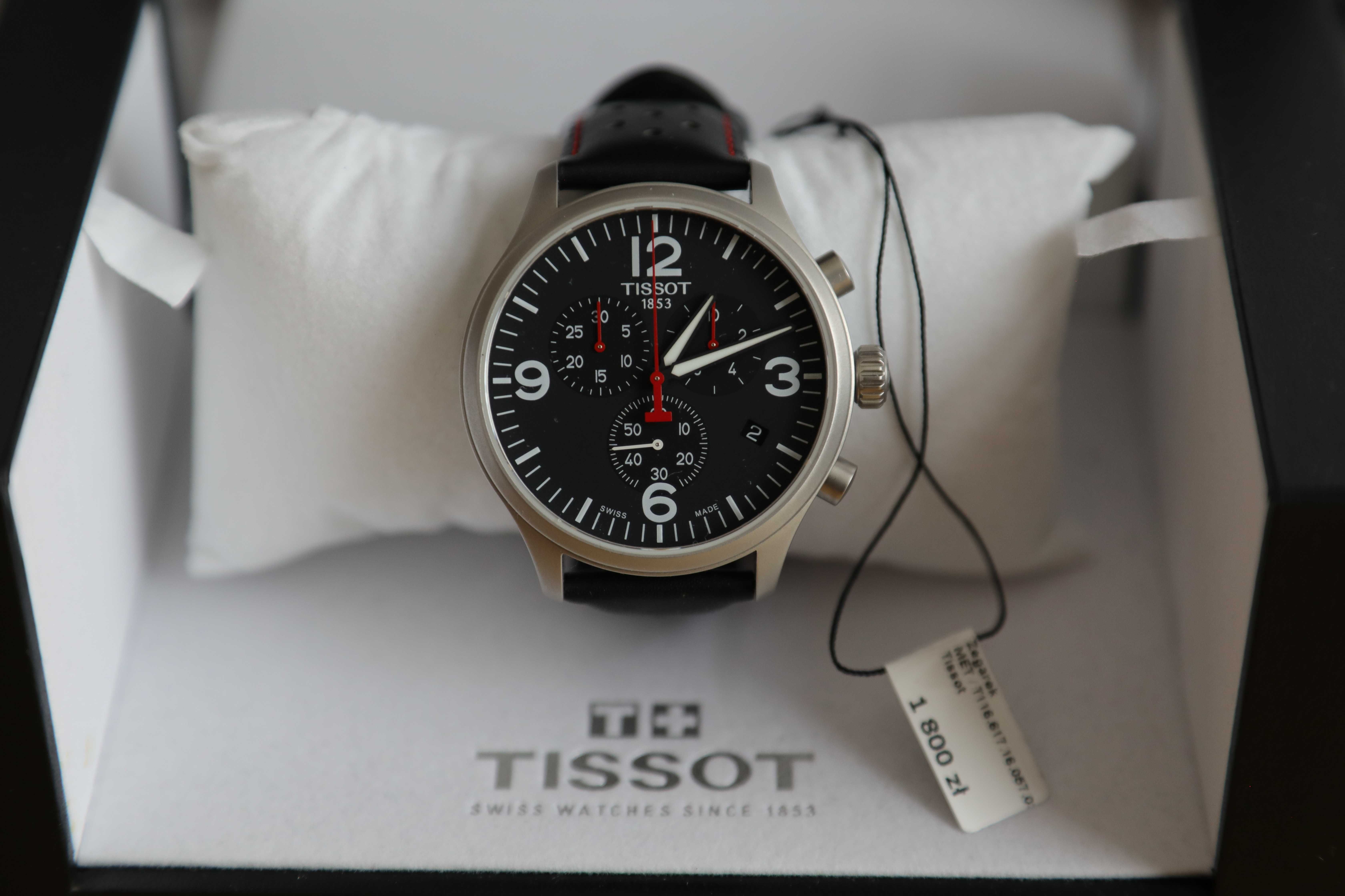 Zegarek TISSOT Chrono XL, gwarancja do 04.2025, nowy oryginalny pasek