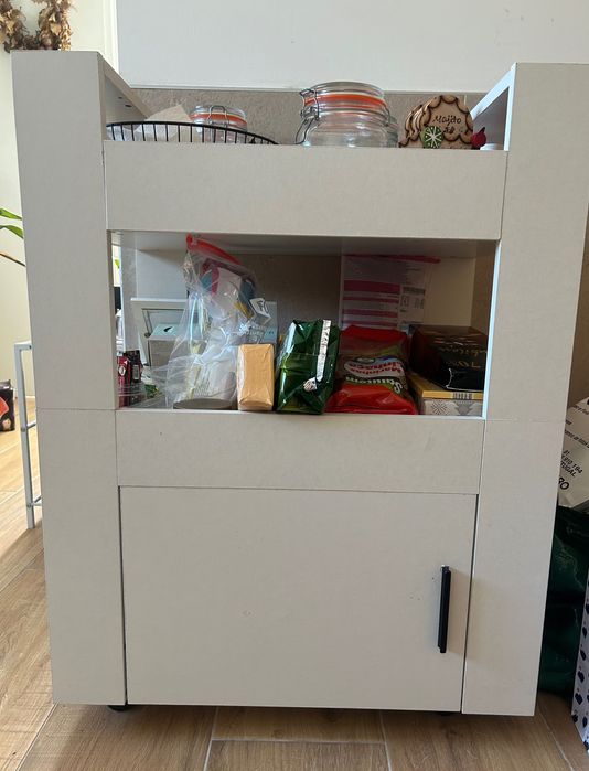 Carro cozinha branco