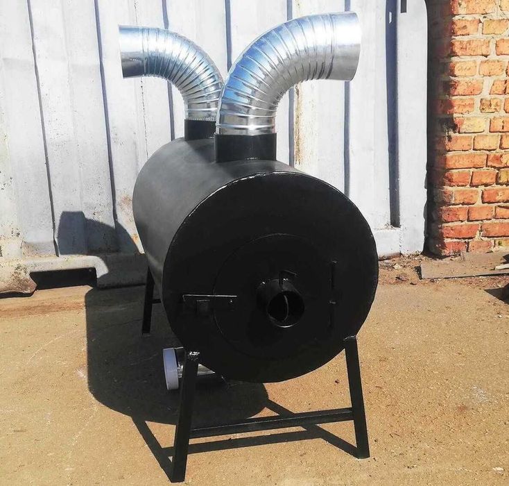 • 5 мм! 12 кВт! ОБДУВ! Печь Буржуйка Булерьян (Булер'ян) | TVOE TEPLO