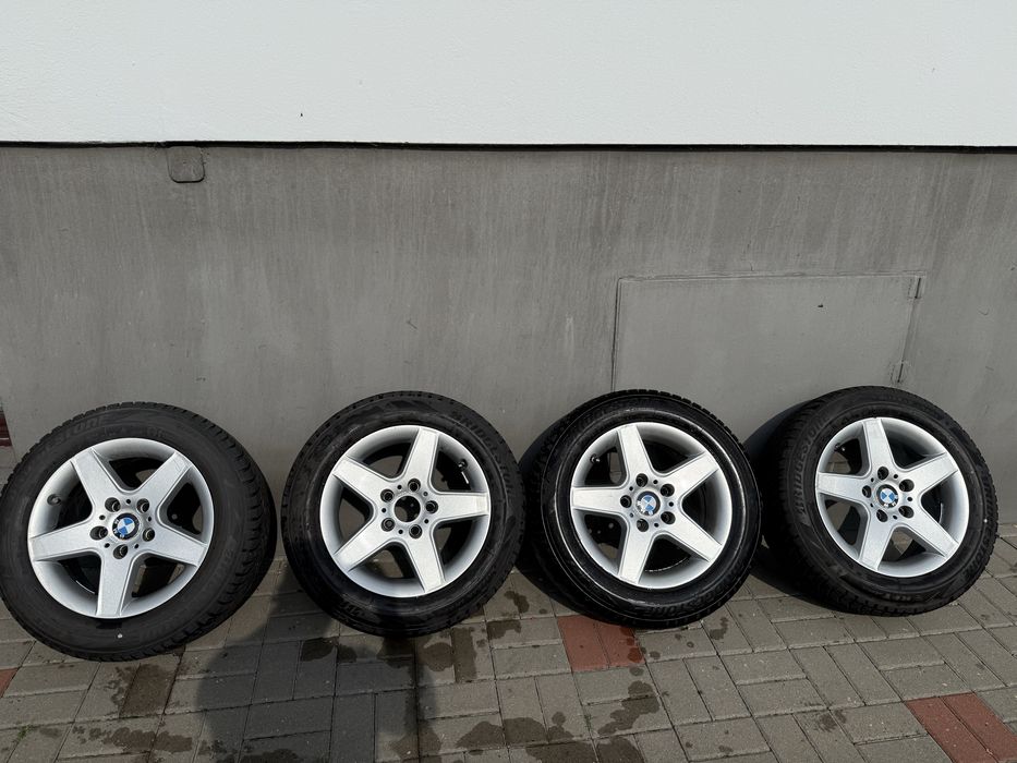 Koła Felgi BMW 5x120  16 cali 205/60/16 opony zimowe czujniki TPMS