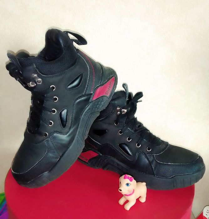 Кожаные зимние ботинки Clarks. Made in Poland. Размер 35 (22 см).