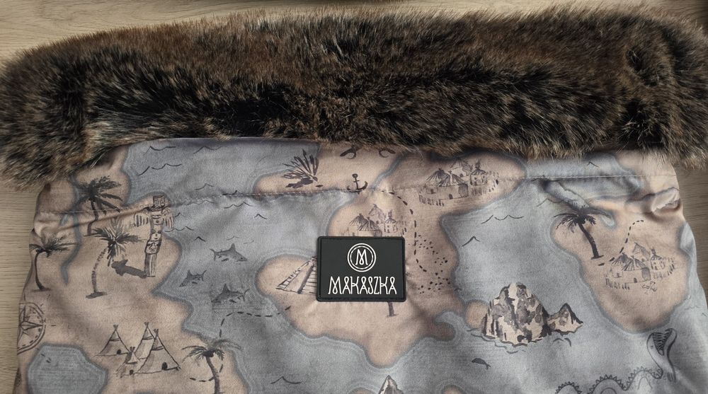 Makaszka Śpiworek Premium Do Wózka 12-36m Treasure Islands