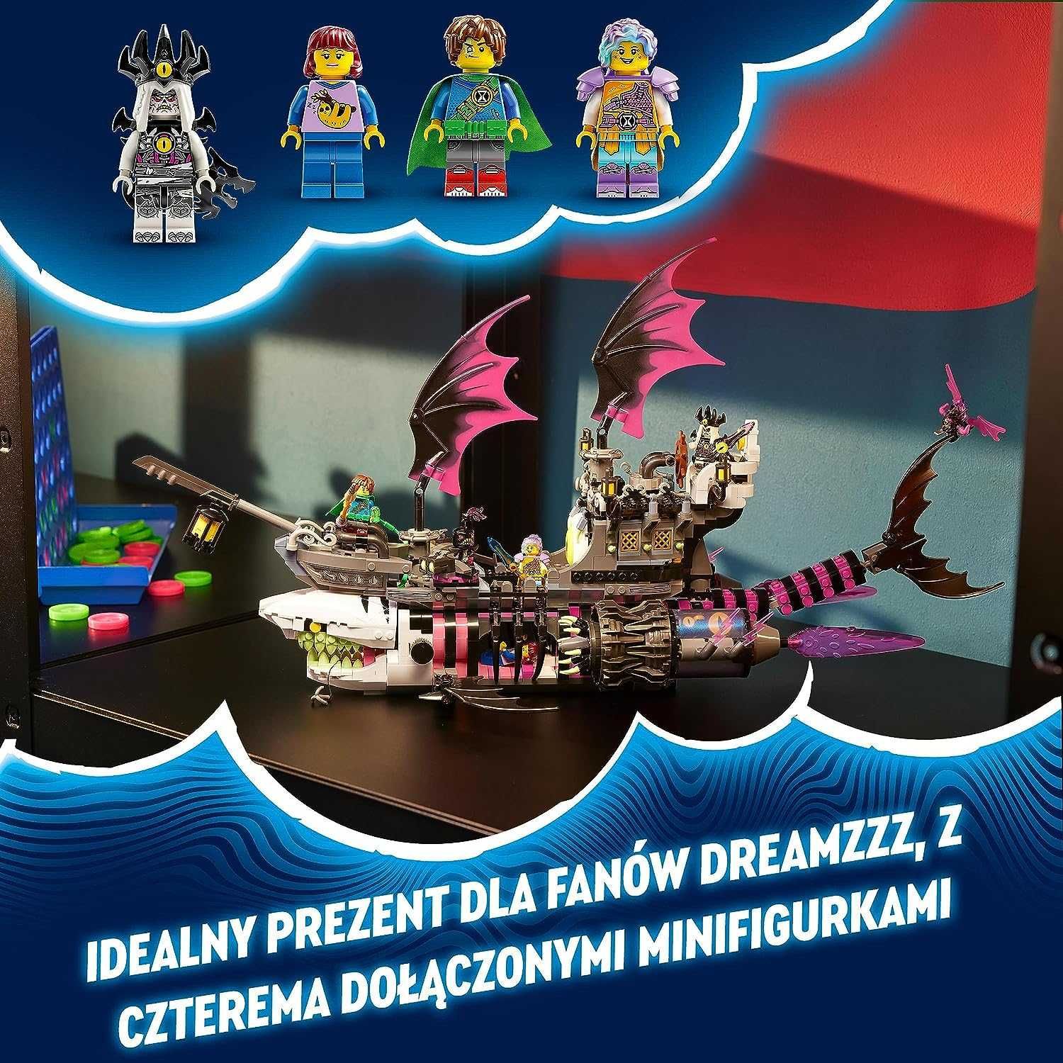 LEGO DREAMZzz Koszmarny Rekinokręt Czołg 71469 DARMOWA WYS 24H