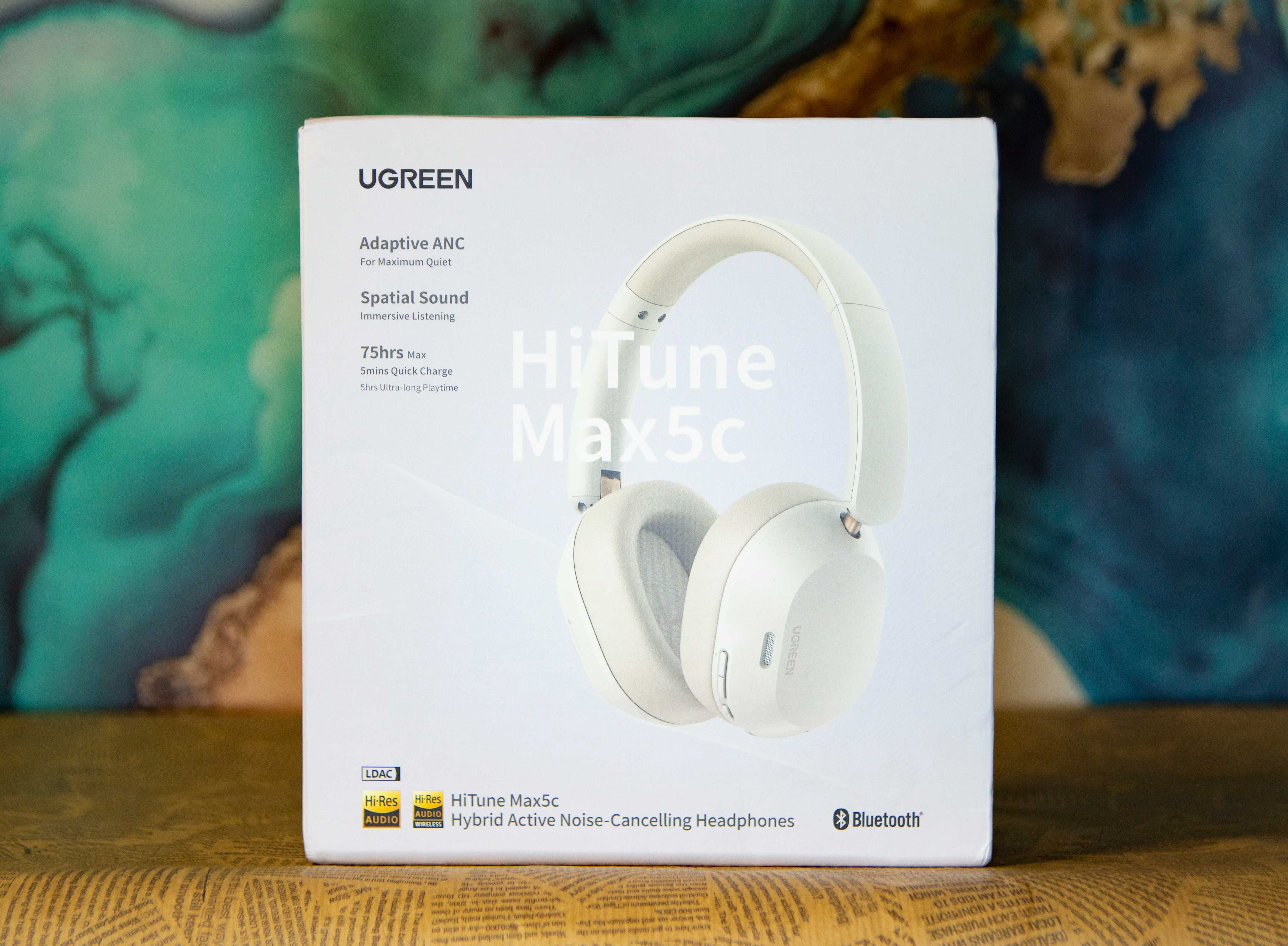 БАСХЕДНІ! Наушники UGREEN HiTune Max 5С|ANC/BT 5.4/LDAC/70 год