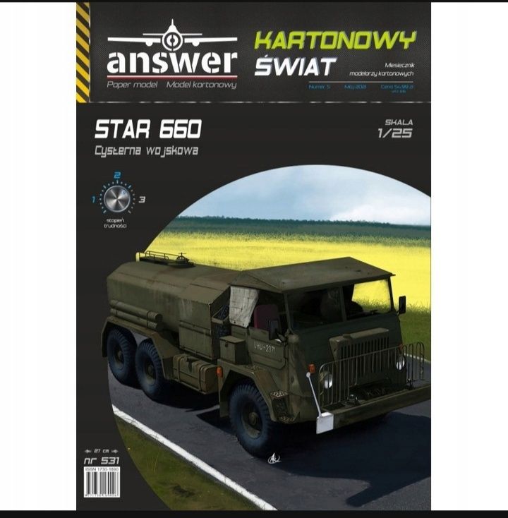 Model kartonowy Answer Star 660