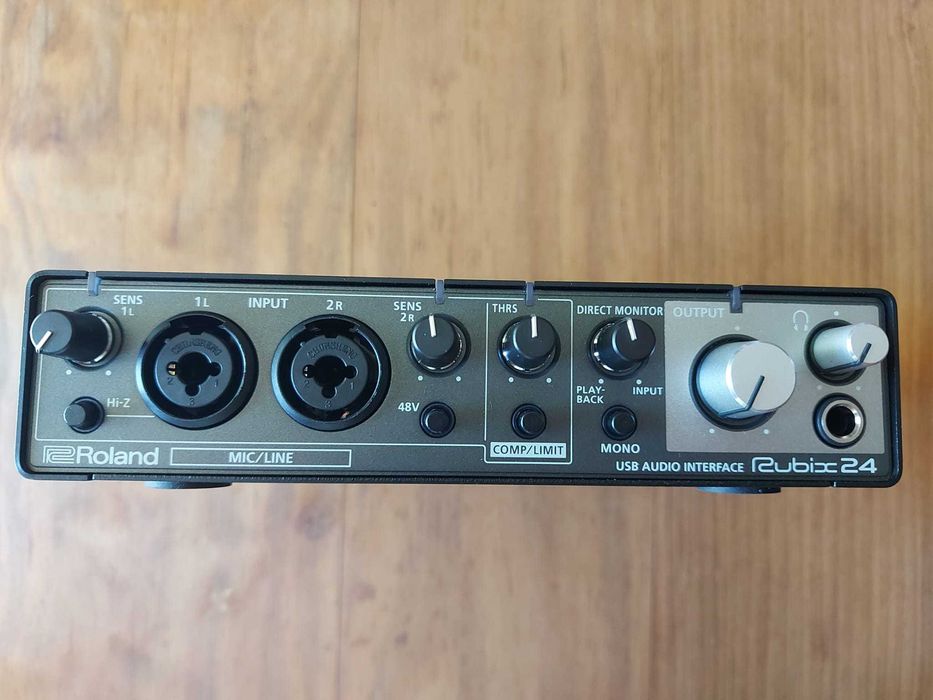 Roland Rubix24 Interface Áudio – Usada 1x, Garantia 2027