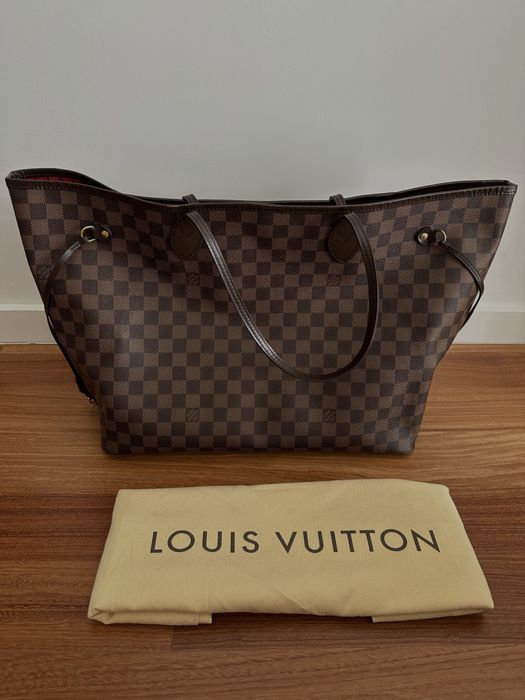 Carteira Louis Vuitton Neverfull GM Damier Ebene Canvas