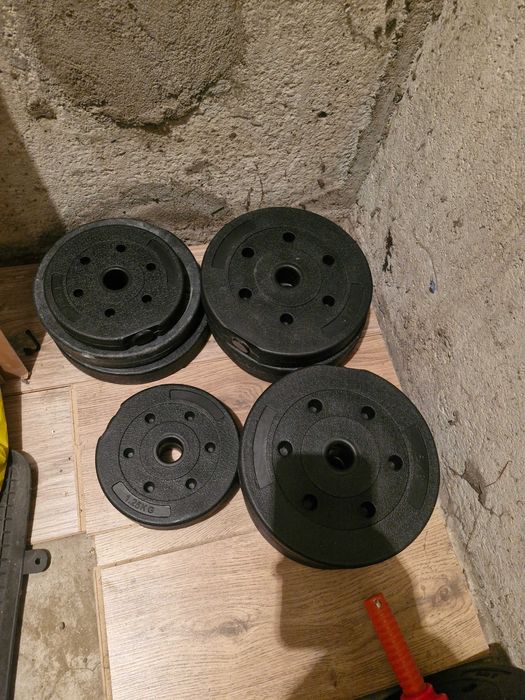 Zestaw hantli regulowanych 35 kg – talerze 3 kg, 2,5 kg, 1,25 kg