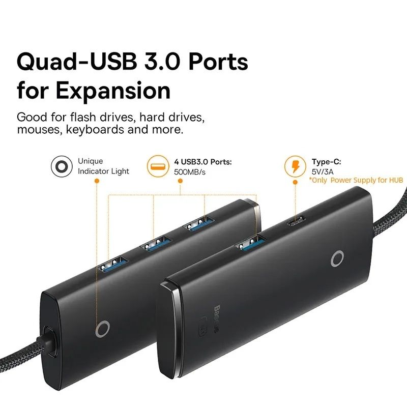 Продам Baseus  type c usb hub