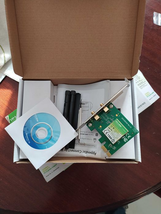 Adaptador PCI Express Wireless N de 300 Mbps