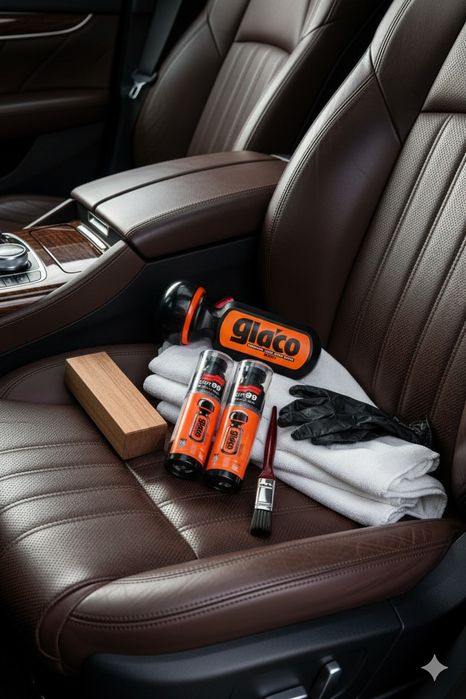 Набір для очищення та нанесення антидощу Soft99 Glaco