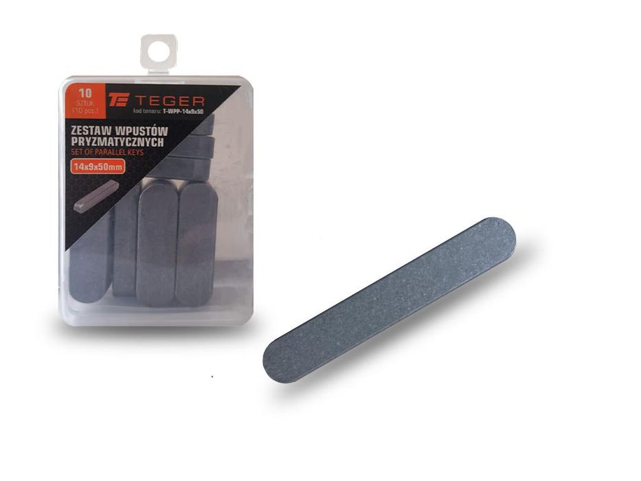 Wpust pryzmatyczny 14x9x50 TEGER, (sprzedawane po 10)