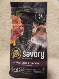 Корм сухий для котів SAVORY  Холістік Свіже ягня та курка