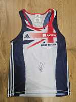 Майка Team GB Adidas з автографом  Мо Фара ексклюзив для фанатів бігу!
