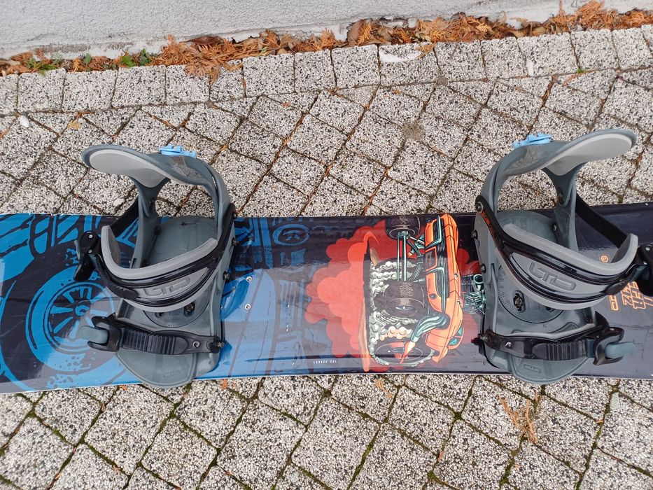 Nr 1 Snowboard Snow Ltd Racer dł. 132 z wiązaniami LT5