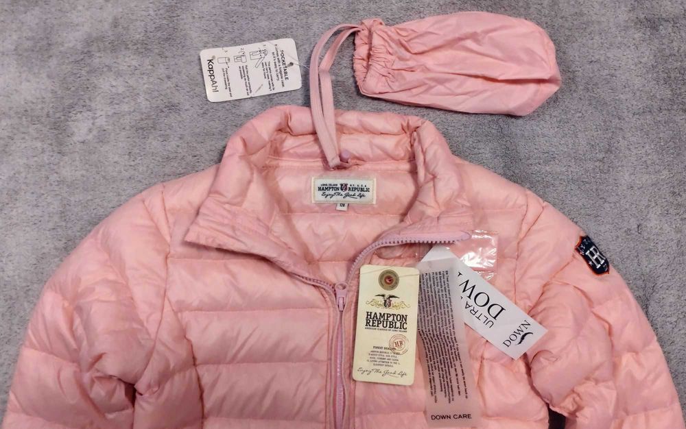 Nowa kurtka puchowa KappAhl Hampton Republic Ultra Light Down EUR 128