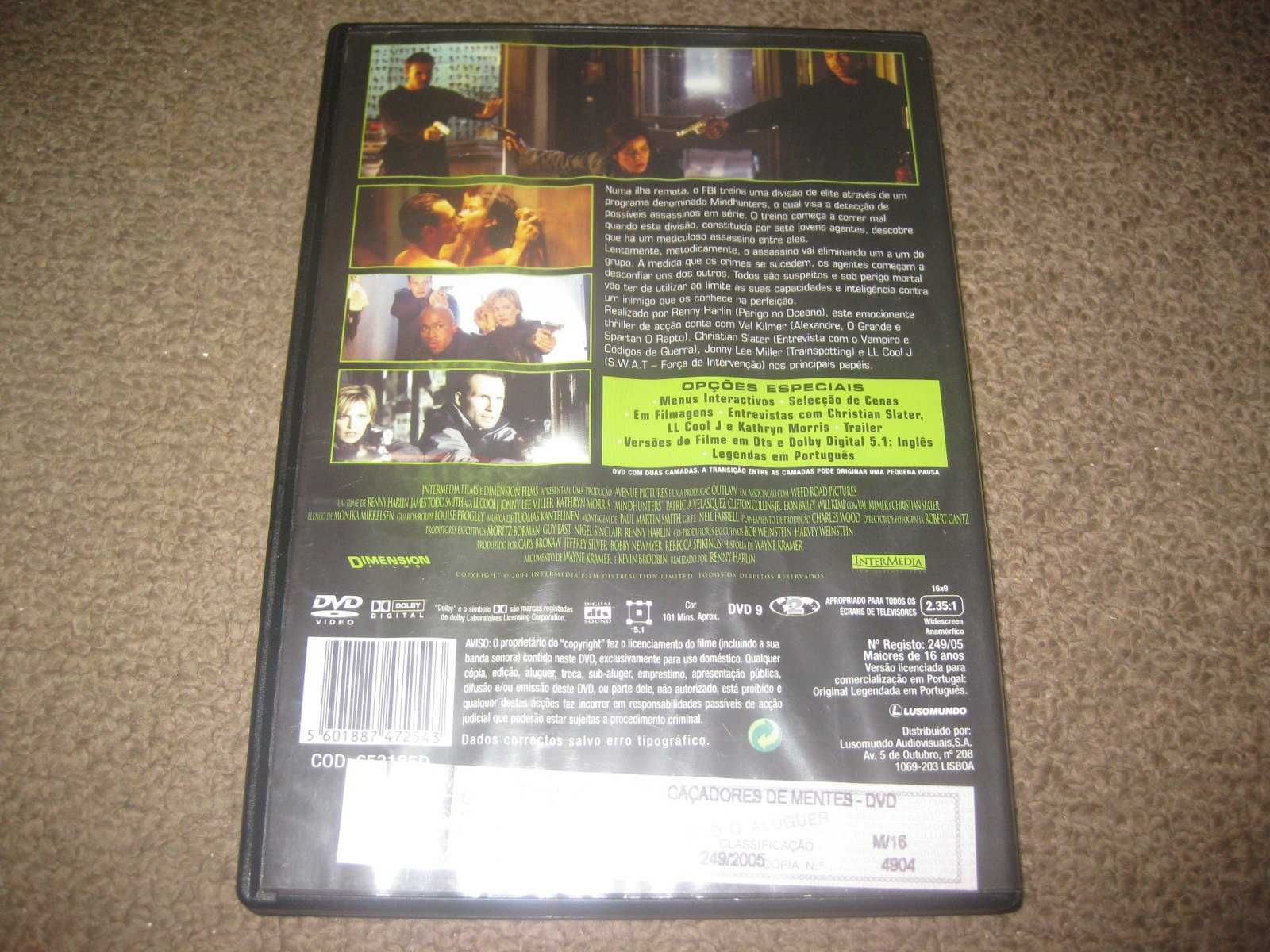 DVD "Caçadores de Mentes" com Val Kilmer