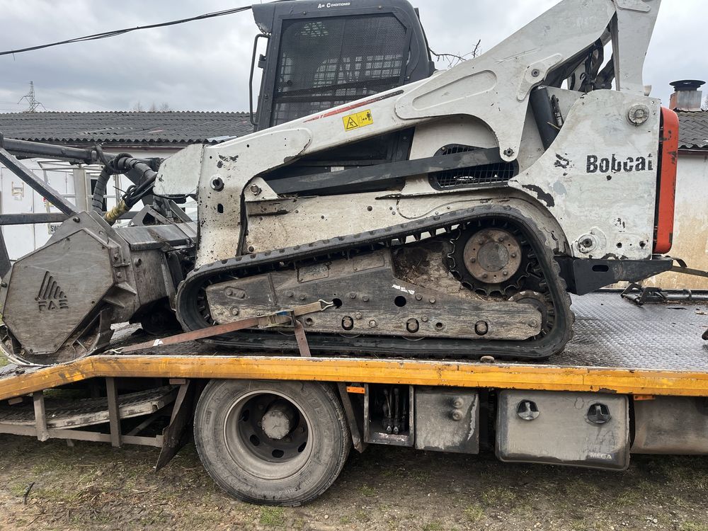 Bobcat T870 mulczer leśny pomoc drogowa laweta