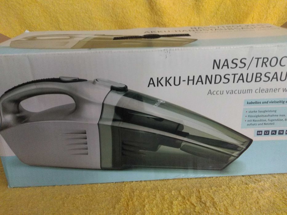 Odkurzacz ręczny bezprzewodowy  NASS/ TROCKEN AKKU-HANDSTAUBSAUGER