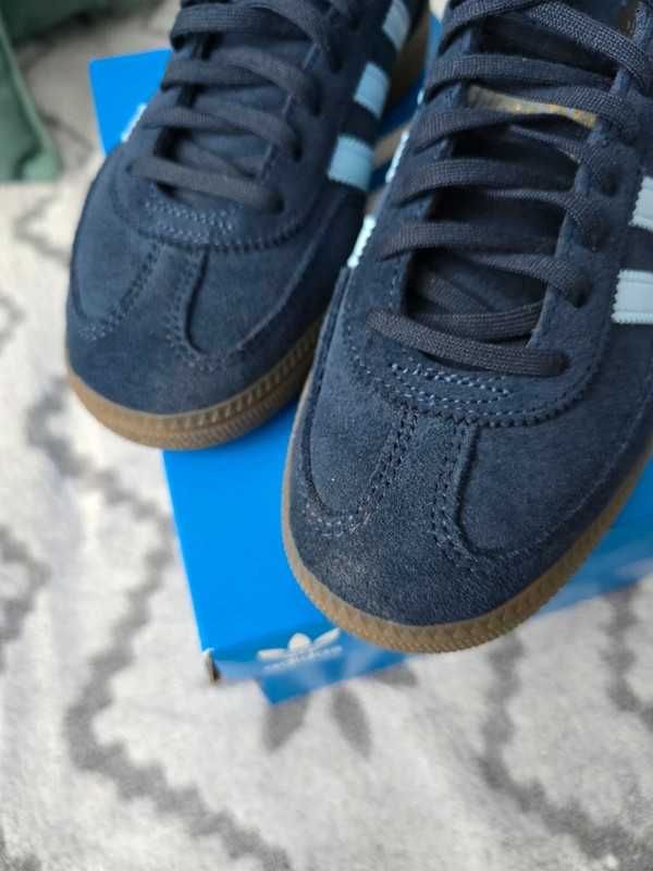 navy^cantaloupe^AdidasHandball^UnisexTrampki Roz.37.5