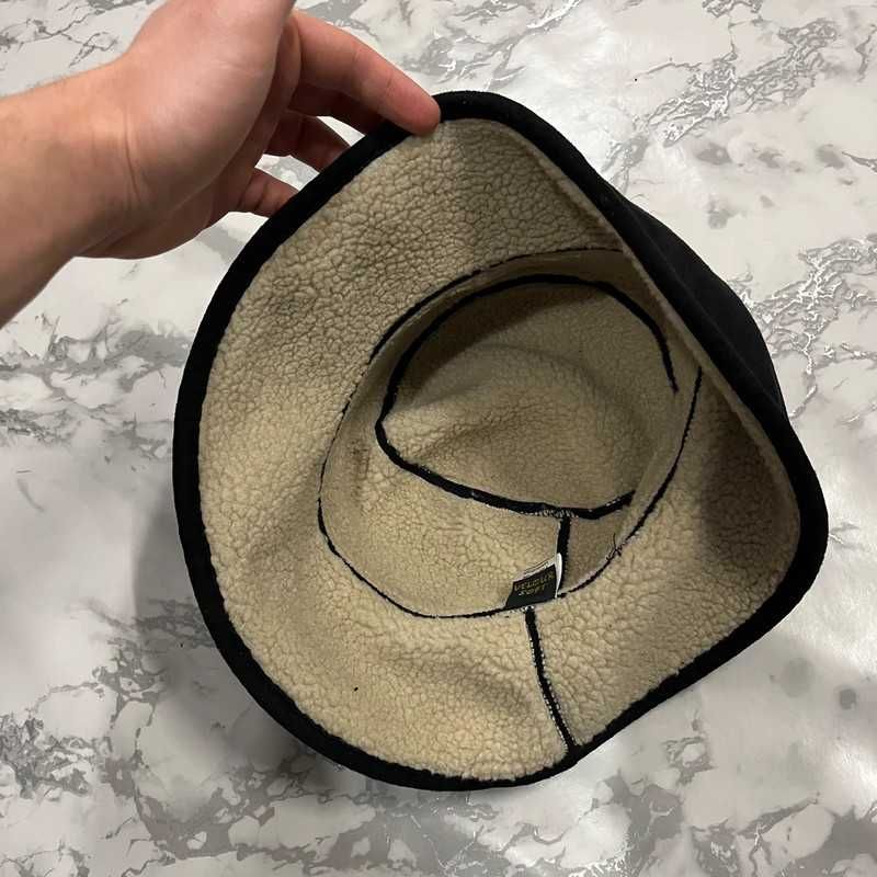 Bucket sherpa czapka zimowa Vintage retro y2k 90s