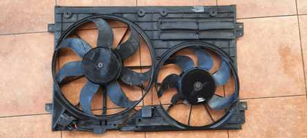 Вентилятори охолодження радіатора (1KM121205), jetta MK6, оригінал