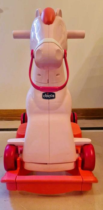 Cavalinho de baloiço Chicco Rosa