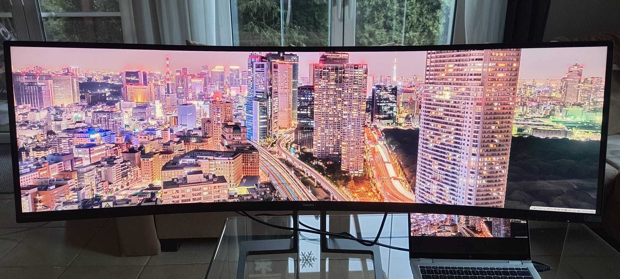 Stan Idealny Monitor Philips 499P9H/00 Curved HDR 49'' Gwarancja
