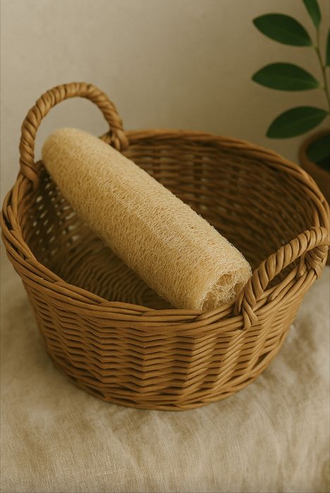 Натуральні мочалки з люфи