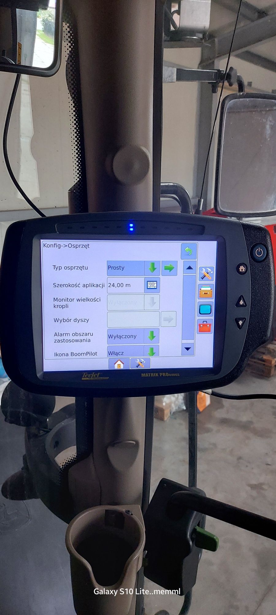 Nawigacja satelitarna rolnicza GPS TEEJET MATRIX PRO 840GS