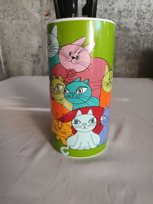 Suporte para facas do Gato preto