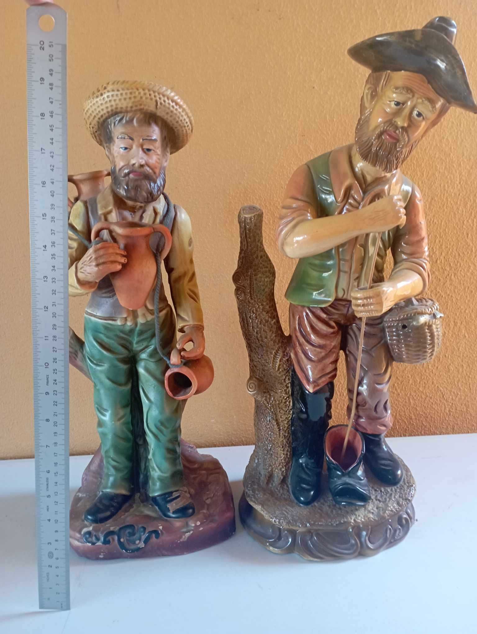 Conjunto 2 estatuetas grandes - decoração interior ou exterior