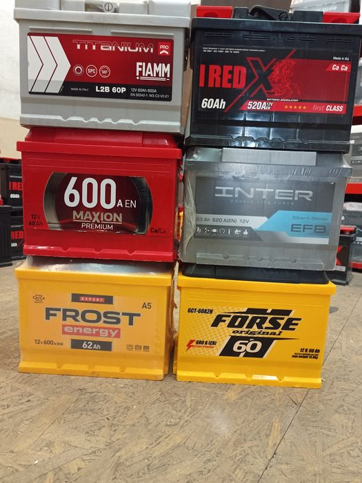 Від бюджетних до дорогих акумуляторів 45-77 - 100Аh.