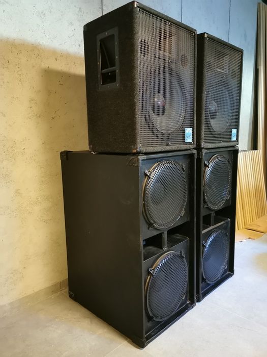 Kolumny estradowe 4kW zestaw RCF, Eminence, KME / nagłośnienie 4000w!