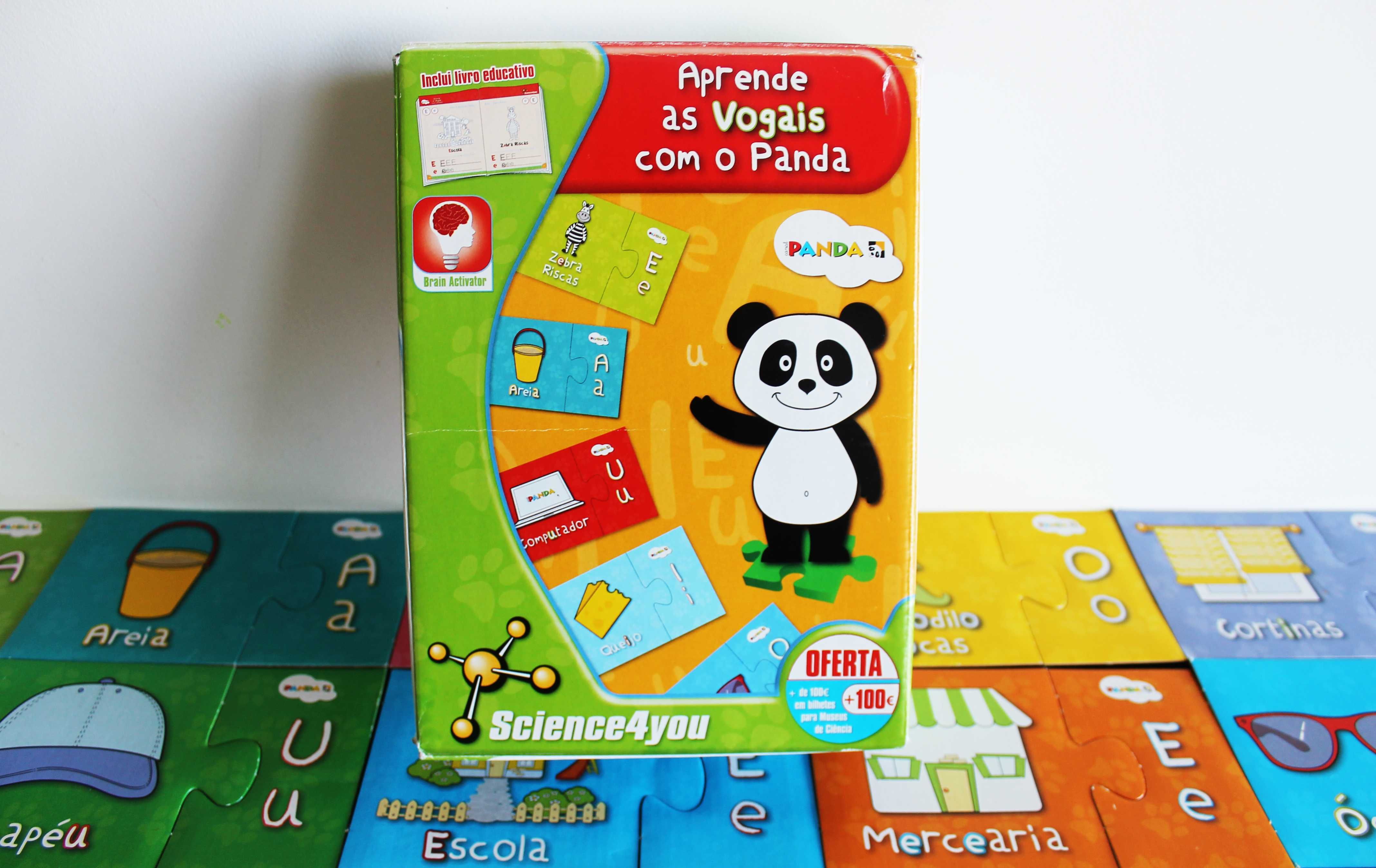 Aprende as vogais com o Panda (AINDA COM CAIXA)