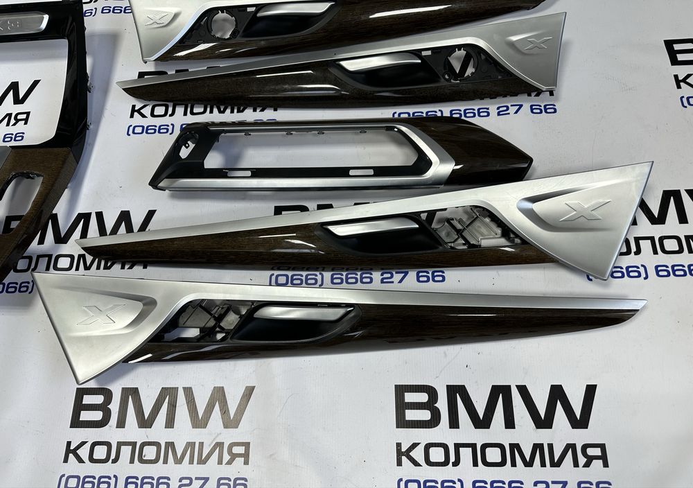 BMW X3 G01 декор салону дерево бмв х3 г01 накладки салонні
