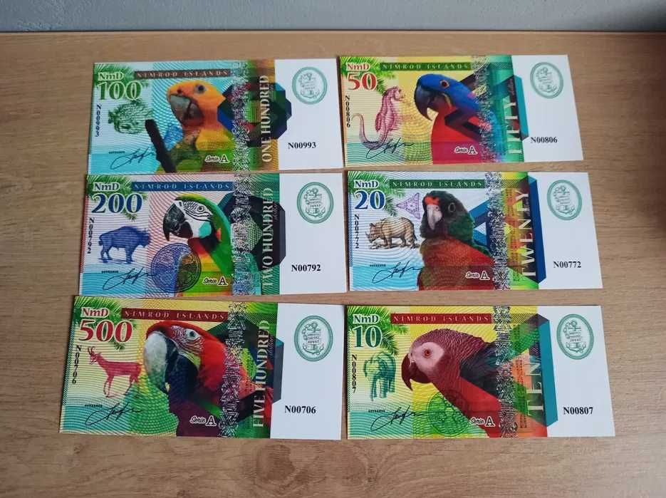 Zestawy banknotów kolekcjonerskich