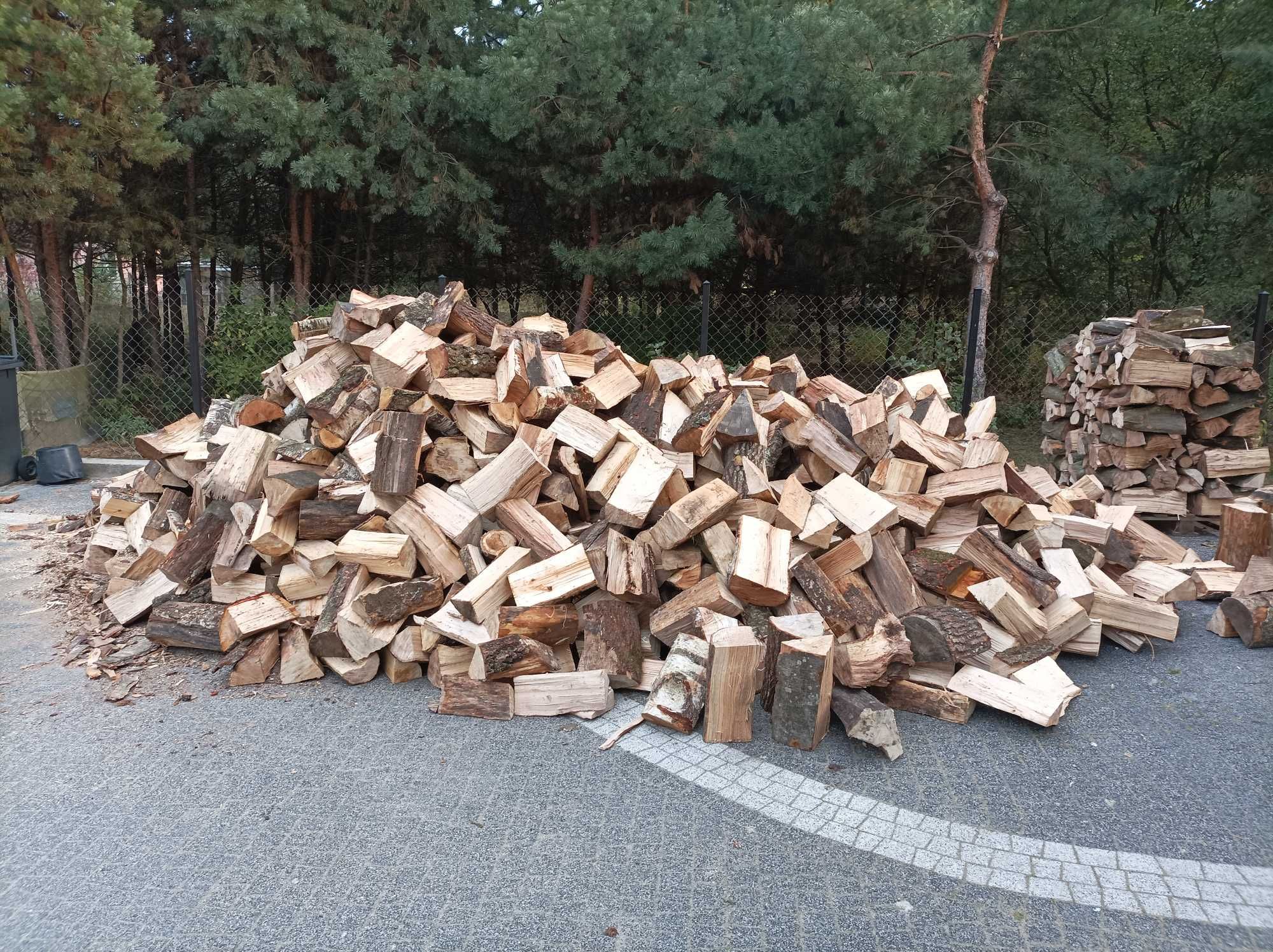 Drewno kominkowe sezonowane GRAB, BUK, DĄB, BRZOZA, OLCHA
