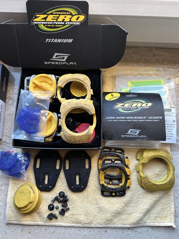 Speedplay Zero Aero Titanium plus dodatki
