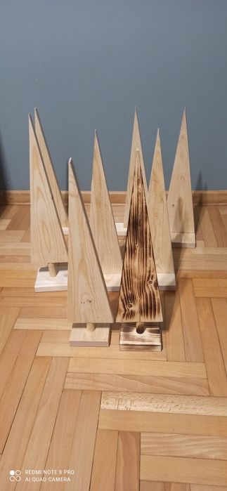 Choinka drewniana ozdoba