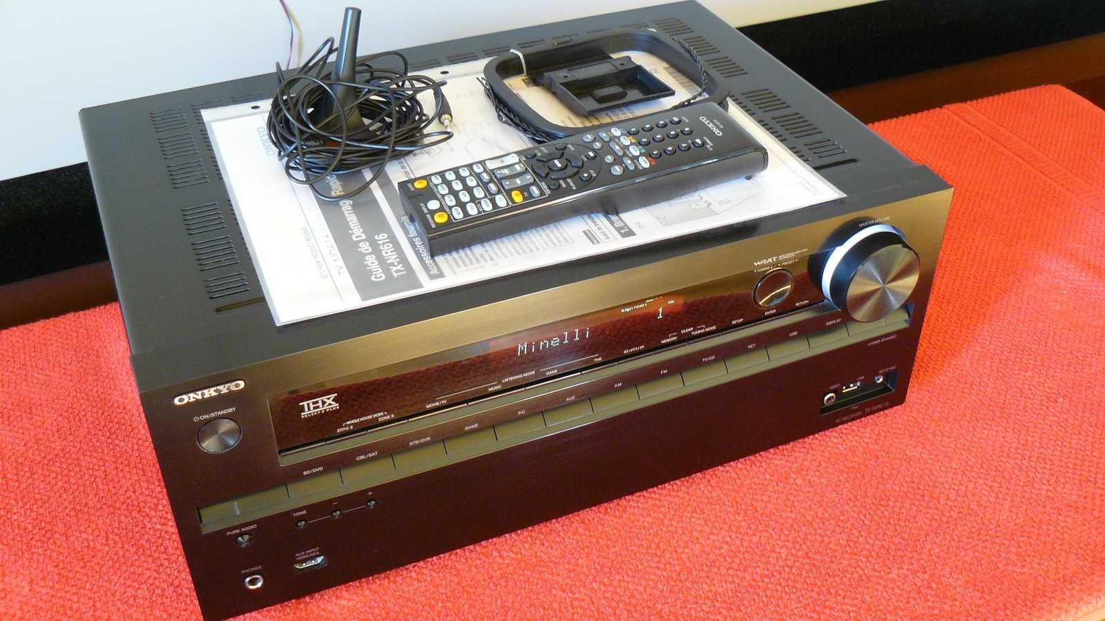 ONKYO TX-NR616 4K Wzmacniacz 7.2 kanałów 7x165W