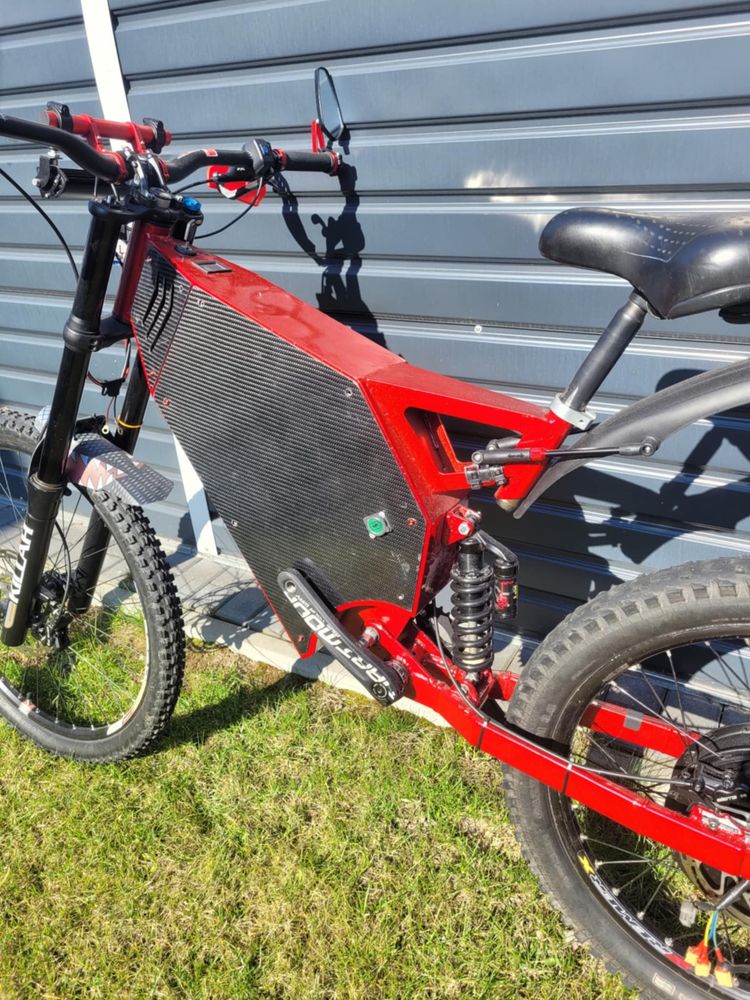 Rower MTB elektryczny projekt hydraulika