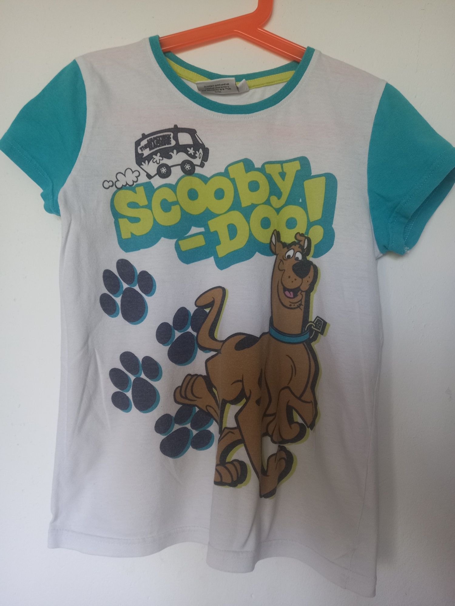 Koszulka T-shirt Scooby-Doo roz 122 cm Vintage 7 lat
